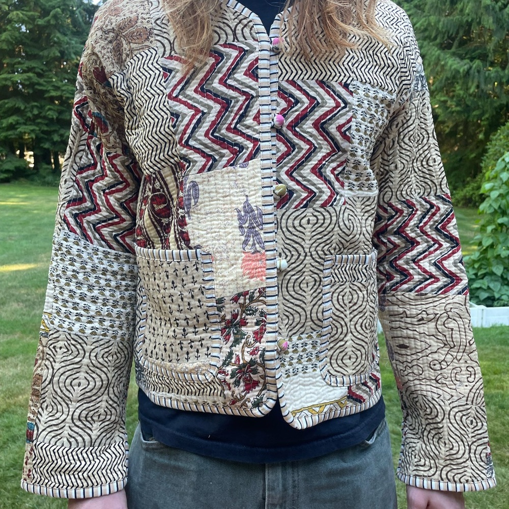 Patchwork Multicolor Jacket - image 2